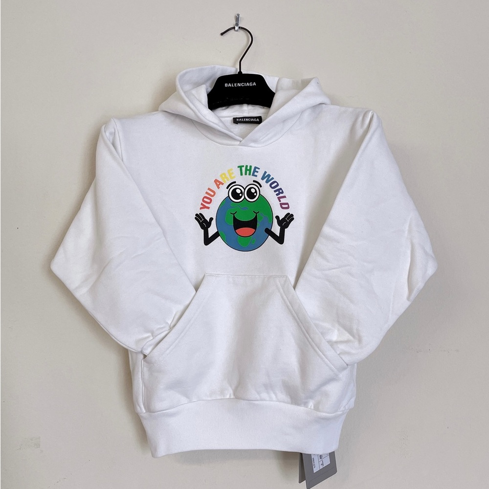 Balenciaga YOU ARE THE WORLD kids hoodie